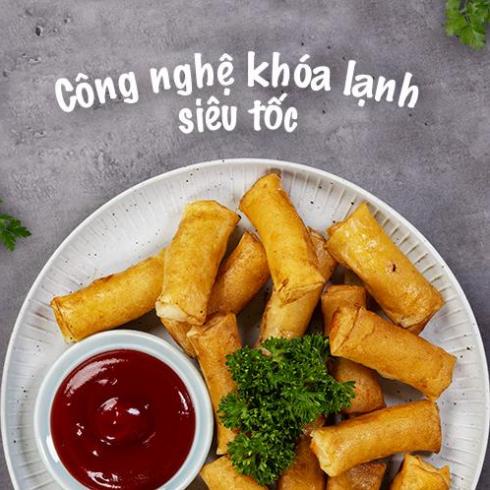Chả Giò da xốp Cầu Tre Cheeze Up Phô Mai Gà/Tôm Mayonnaise/ Bơ Tỏi - Gói 300Gr