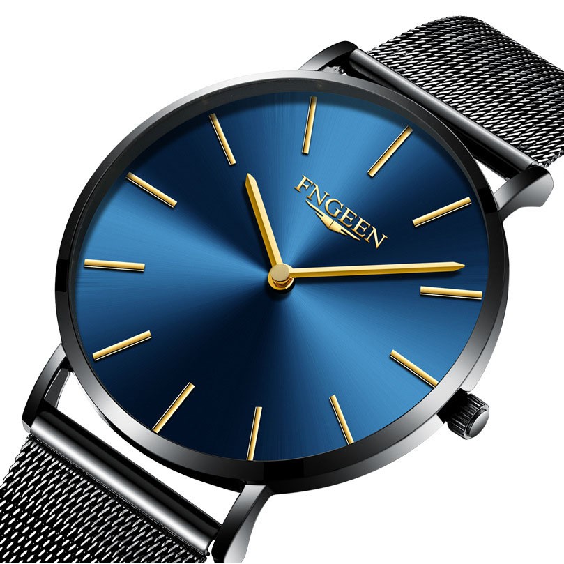 (TRỢ GIÁ KHỦNG) Đồng Hồ Nam FNGEEN Chạy 2 Kim Doanh Nhân 2018 Dây Thép Mành Cao Cấp_Full Box | BigBuy360 - bigbuy360.vn