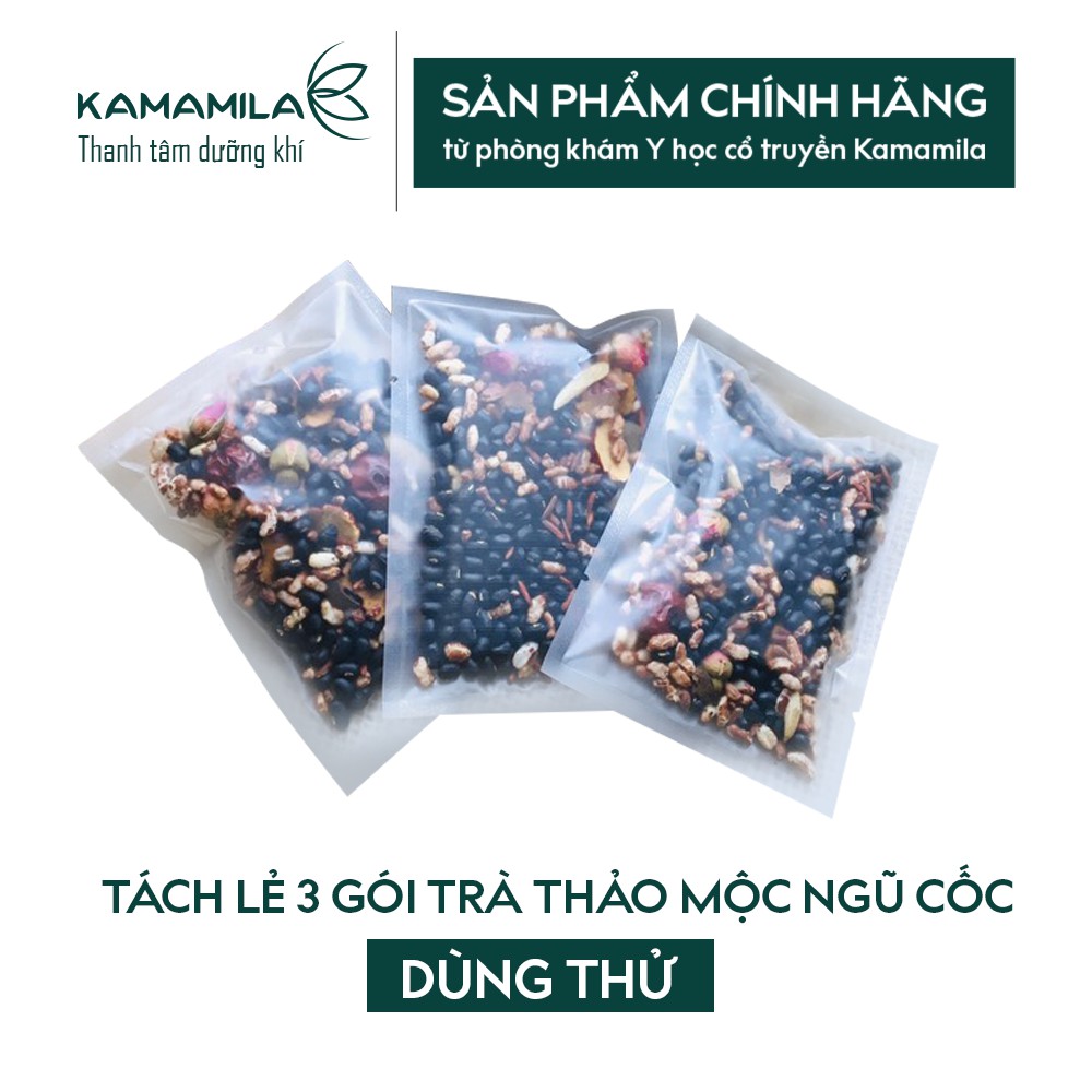 [COMBO DÙNG THỬ] 3 GÓI TRÀ THẢO MỘC NGŨ CỐC - Giữ dángTiêu thực, Detox, Ổn định đường huyết - huyết áp