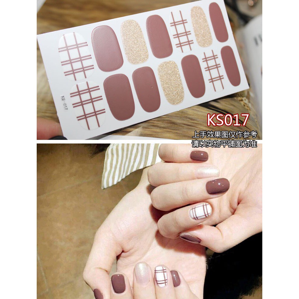 Set Sticker Dán Móng Tay 3D Cực Xinh Cho Các Nàng P236 - Nail Wraps KS001-019 HOT TREND