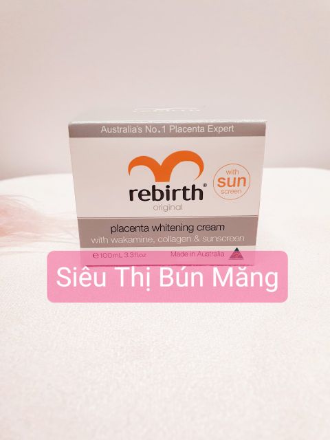 Kem nhau thai cừu Rebirth original with sun screen của Úc kèm bill