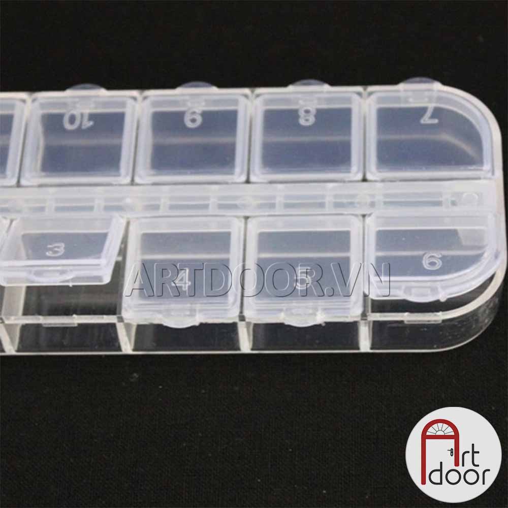 Hộp Rỗng Pocket chiết màu Vuông