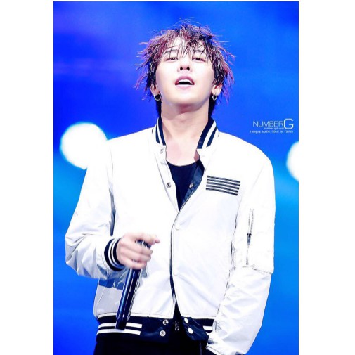 Áo khoác bomber 5 dòng kẻ MADE cosplay giống GDragon