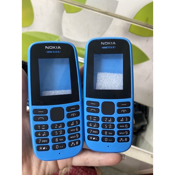 vỏ nokia 105 năm 2019, đời mới nhất, đẹp như ảnh, có 2 màu xanh đen