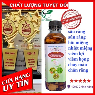 Nước Súc Miệng Thảo Dược 100%. Nước Súc Miệng Ngừa Sâu Răng, Hôi Miệng, Nhiệt Miệng, Viêm Lợi, Viêm Họng. Nước Xúc Miệng