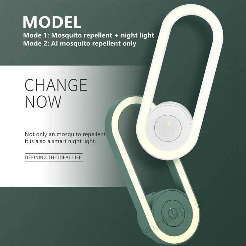 V6.0 Đèn ngủ cảm biến đa chức năng có thiết bị đuổi muỗi điện tử siêu âm có thể xua đuổi ve và muỗi