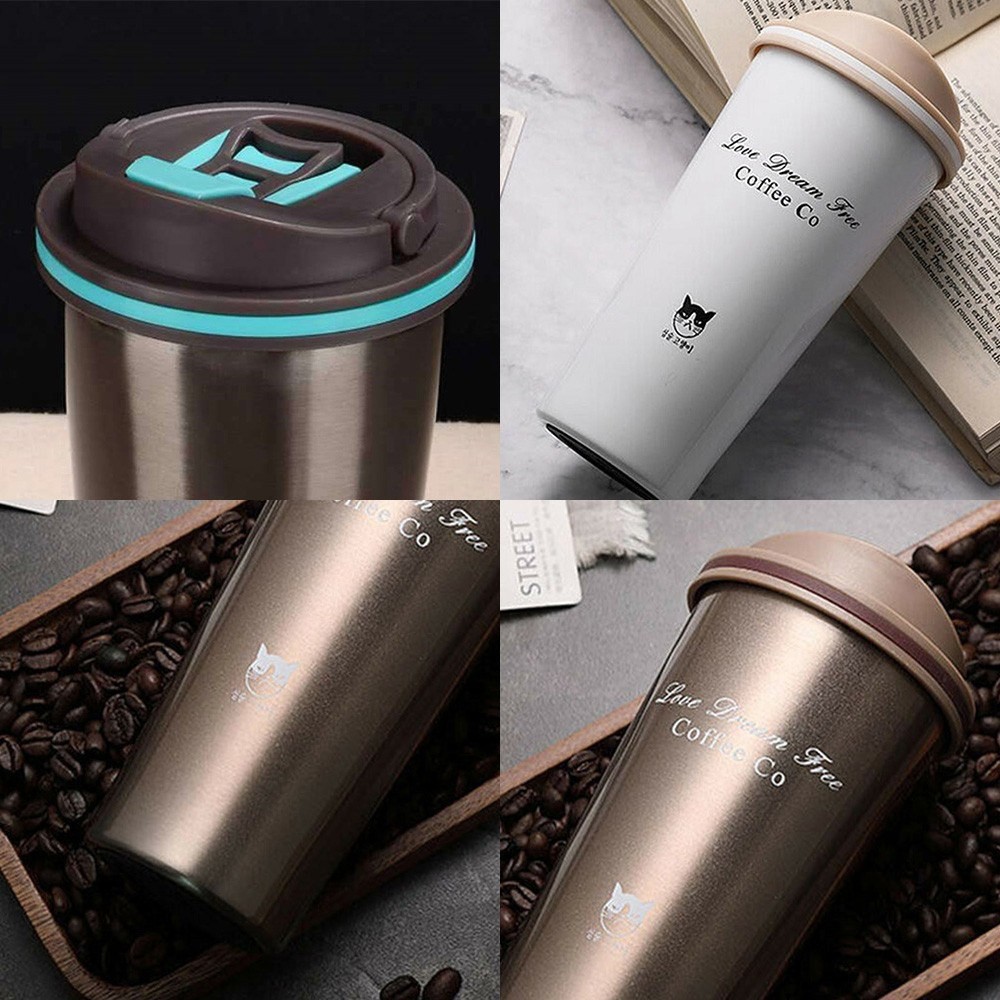 THERMOS Cốc Giữ Nhiệt Bằng Thép Không Gỉ K12591W 500ml