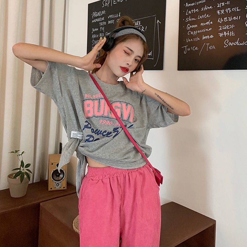 Áo Thun Form Rộng Tay Lỡ Phong Cách Hàn Quốc Dành Cho Nữ