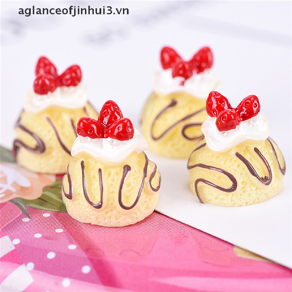 Set 5 Mô Hình Bánh Kem Giả Trang Trí