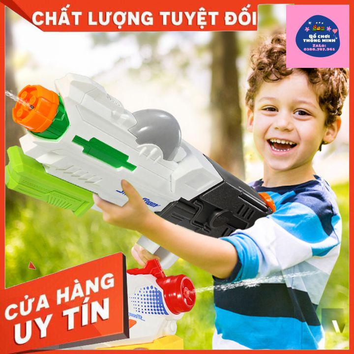 Đồ chơi súng nước kéo tay trẻ em áp lực cao