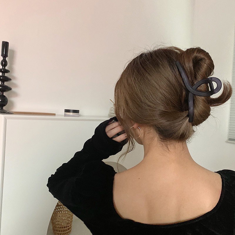 Kẹp Tóc Màu Nhám Đơn Giản Thời Trang Hàn Quốc Cho Nữ