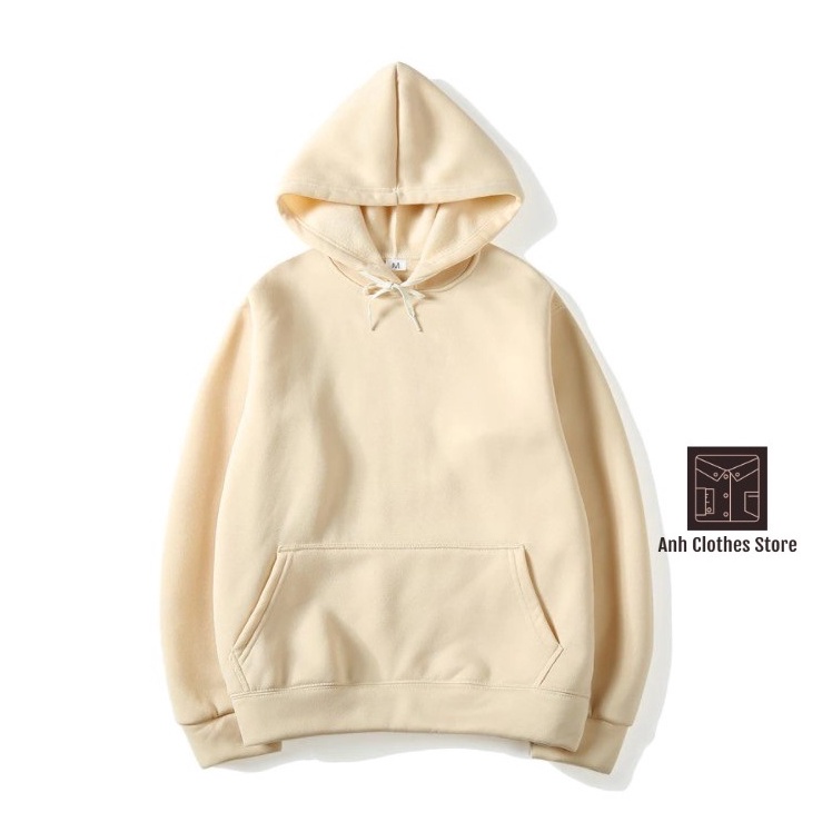 Áo Hoodie nam nữ Unisex Ảnh Thật form rộng Basic chất liệu Nỉ Bông mềm mịn 2 lớp cao cấp - Anhclothes Store | BigBuy360 - bigbuy360.vn
