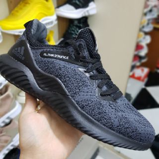 [TẶNG HỘP+TẤT] Giày thể thao giày sneaker Alpha bounce đen xám