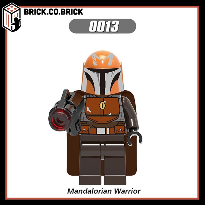 G0102 - Đồ chơi lắp ráp mô hình lego và minifigure Chiến tranh giữa các vì sao Star Wars: Mandalorian.