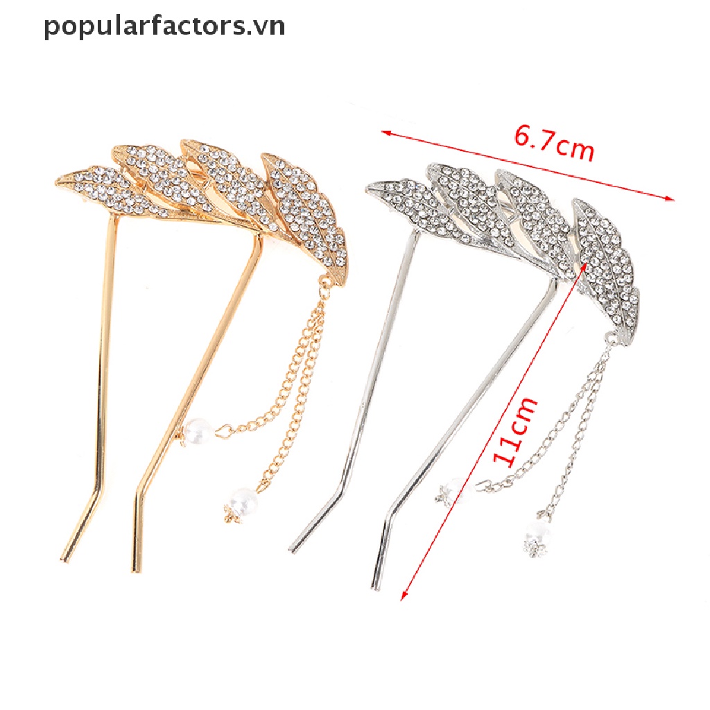 Kẹp Tóc Chữ U Đính Ngọc Trai Thời Trang Cho Nữ