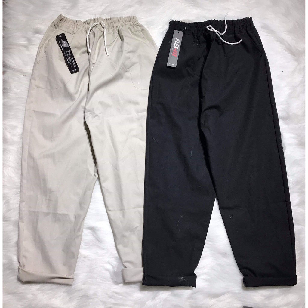 Quần baggy kaki thô mặc 2 kiểu HARIQUEEN
