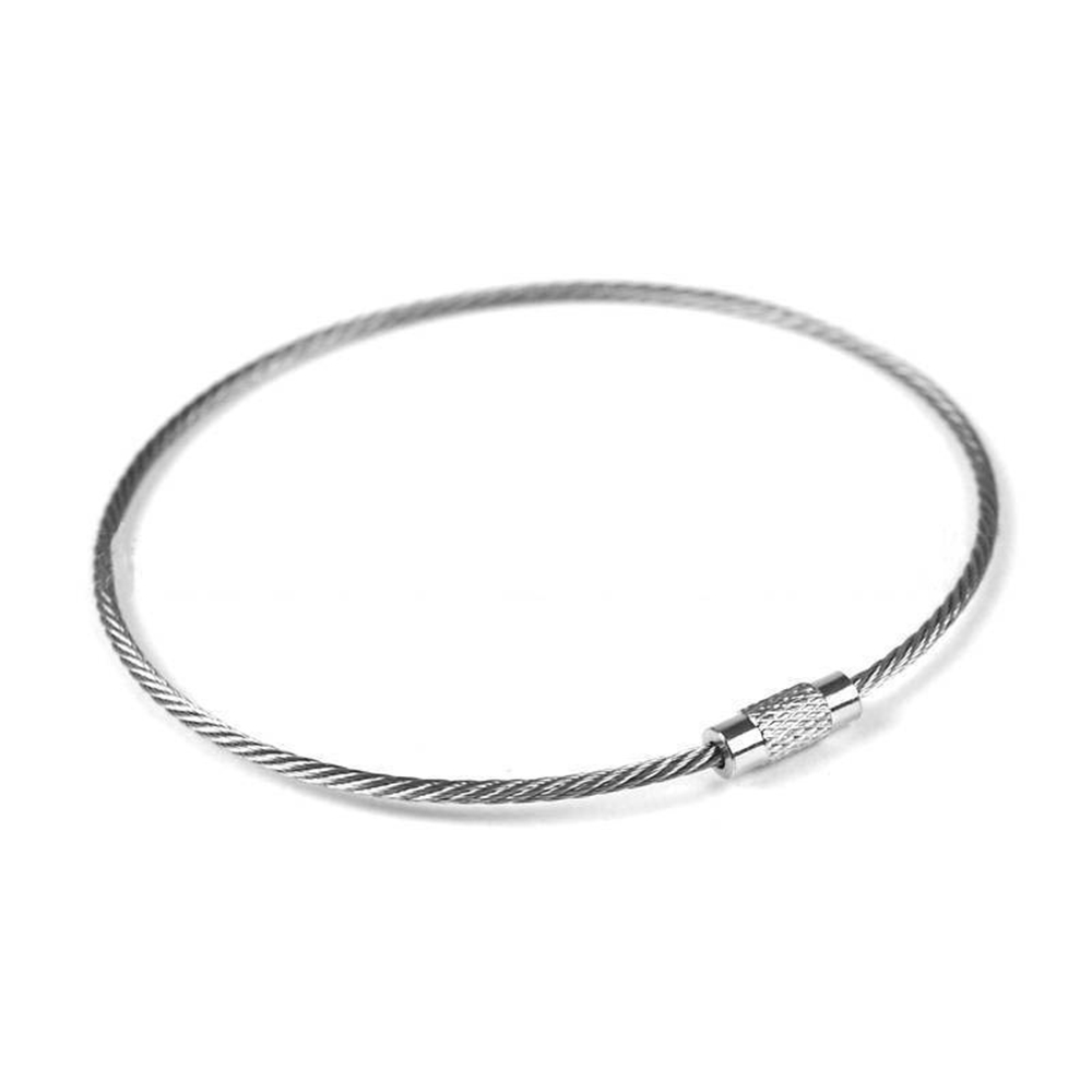 Bộ 10 móc khóa dạng dây cáp đa năng tiện dụng