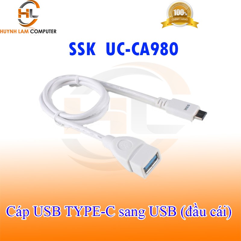 CÁP USB SANG TYPE C NỐI DÀI SSK UC-CA980