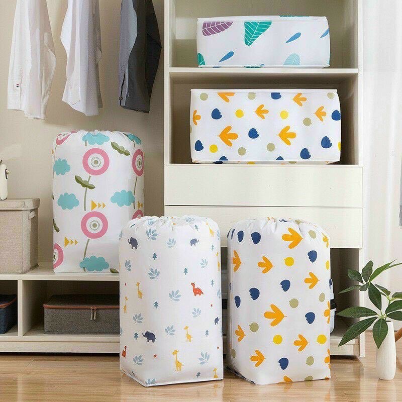 Túi dây rút vải dù nhựa chống thấm đựng chăn màn quần áo 45 x 90 cm 2466 Tiện Ích Việt Nam 99
