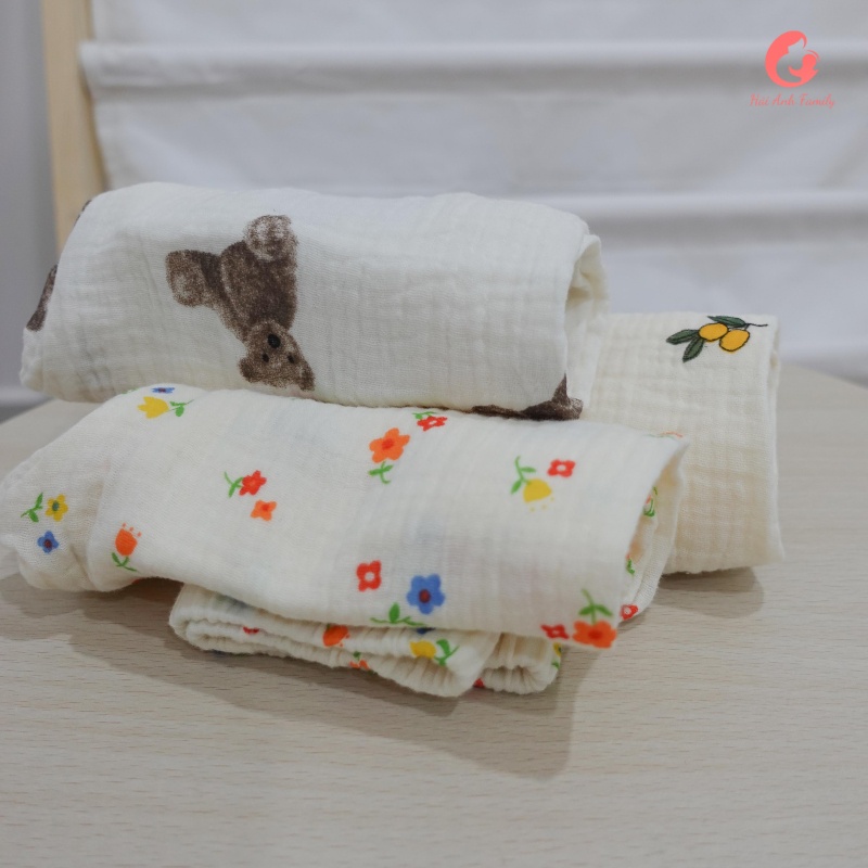 Quần Bom Hoạ Tiết Gấu xinh Cho Bé Bear Bomber_Haaro Babies