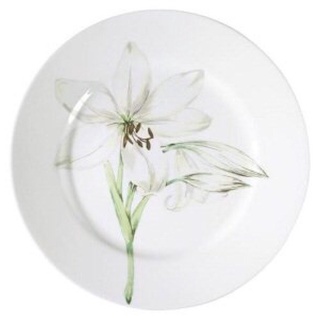 Corelle USA - White Flowe - Dĩa Cạn Hoa Bách Hợp 7709-7710 [21.6cm-27cm]
