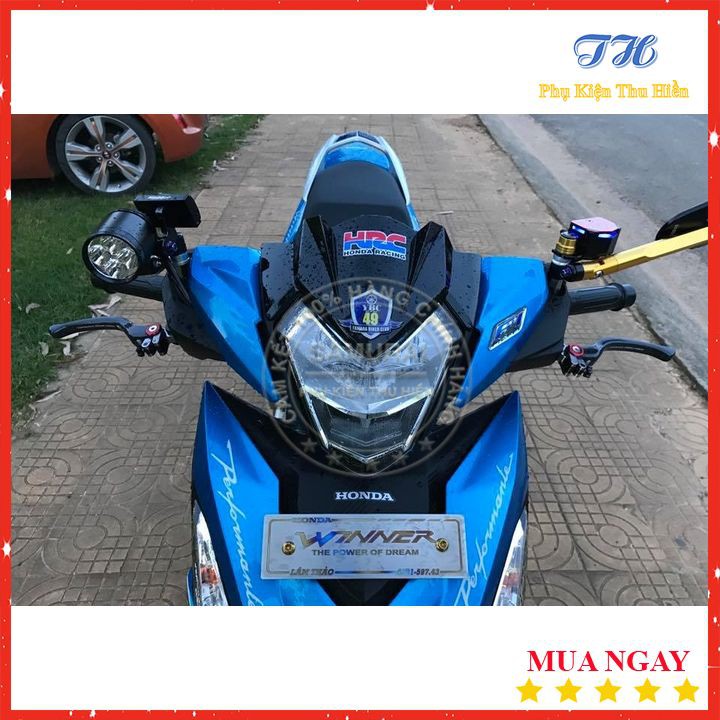 Ốp Đầu Xe Winner V1 Mẫu Sừng ( Logo Chữ Ngẫu Nhiên ) Cực Chất