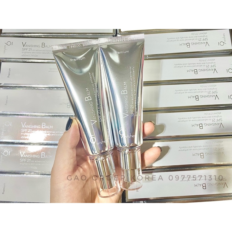 Combo 2 tuýp - kem dưỡng trắng da chống nắng cao cấp 9wishes VB