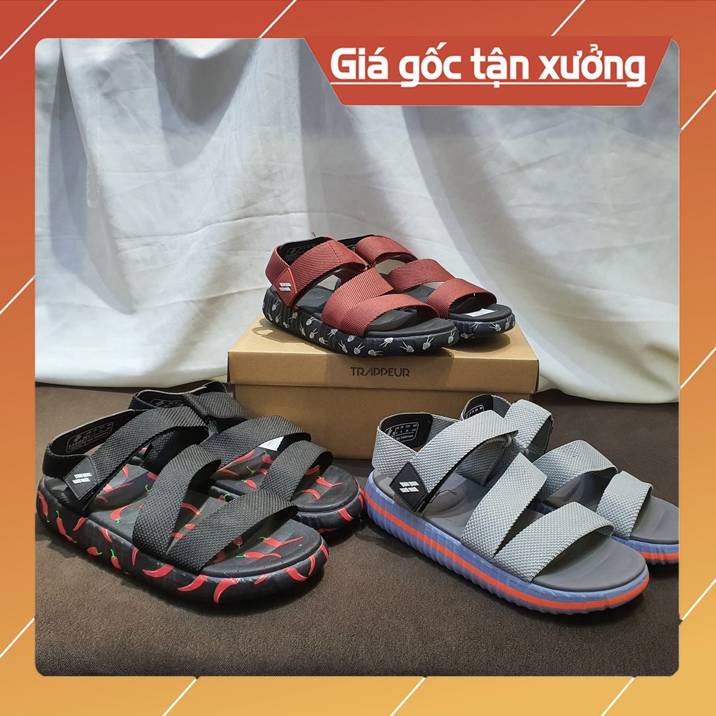 Sandal Saado đế yezi nam nữ, Dép quai hậu nhẹ bền không hôi chân
