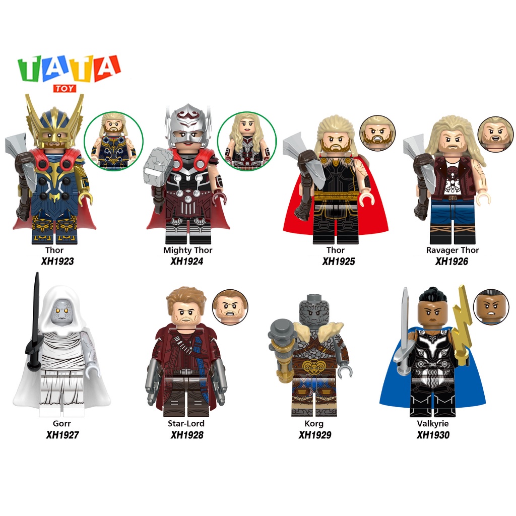 Mô Hình Đồ Chơi Lắp Ráp Nhân Vật Siêu Anh Hùng Marvel Thor 3