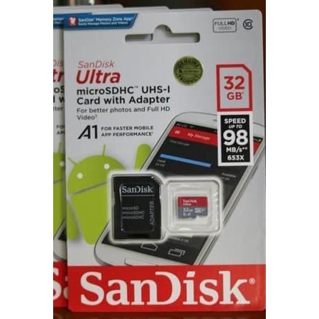 Đầu Chuyển Đổi Sandisk Micro Sd 16gb Cl10 98mbps A1 Chính Hãng | BigBuy360 - bigbuy360.vn