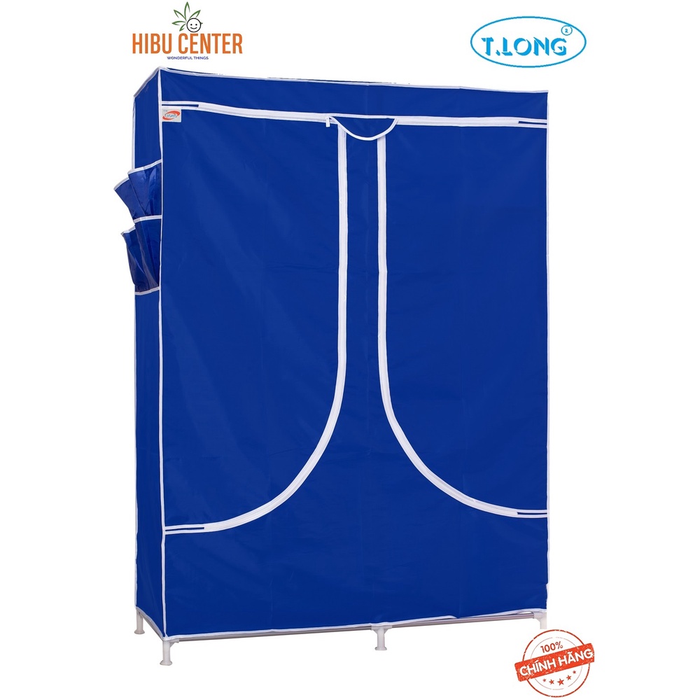 Tủ Vải Polyester Cao Cấp THANH LONG TPO03 | Kích Thước : 118 x 45 x 160 (cm) | Có Thể Giặt Sấy | Hibucenter