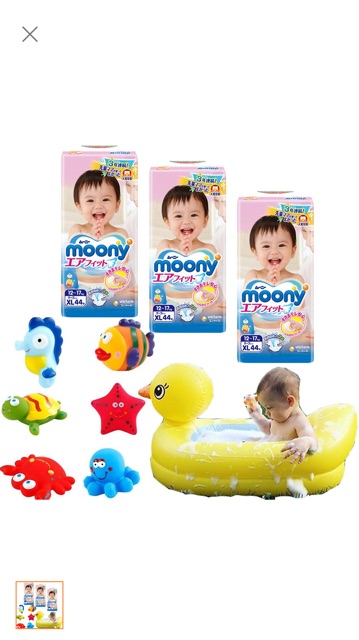 Hồ bơi con vịt muchin, hàng tặng moony