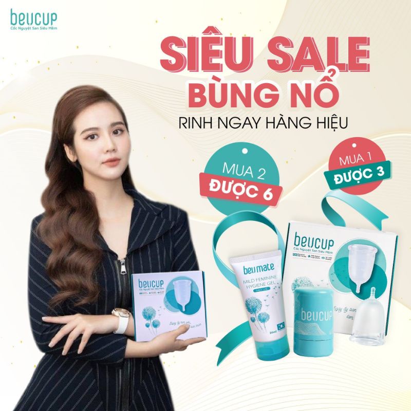 Cốc Nguyệt San BeU Cup Chính Hãng