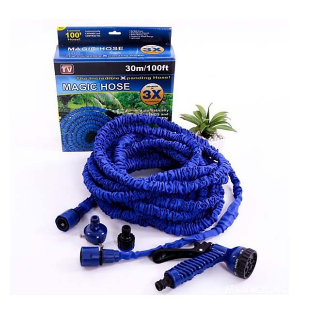 Freeship Vòi Xịt Thông Minh Magic Hose 30M 100ft Dãn Nở