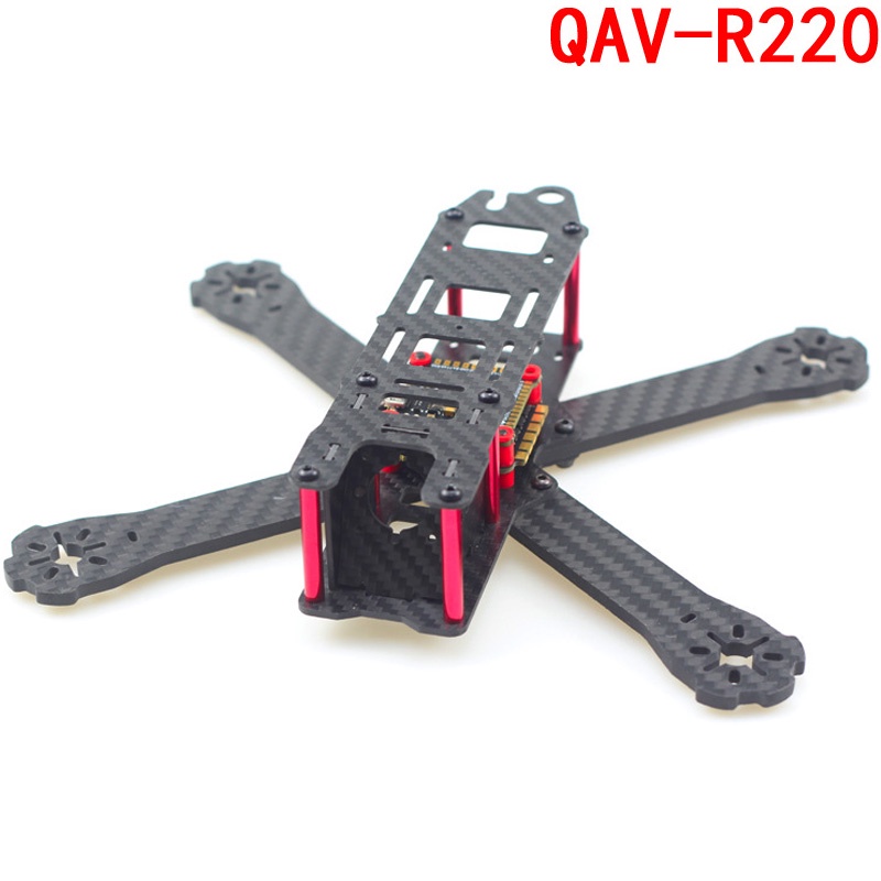 Máy Bay Điều Khiển QAV-R 220mm DIY Mini Bằng Sợi Carbon Nguyên Chất QAV-R 220mm