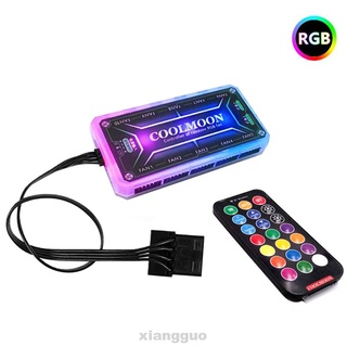 Quạt Tản Nhiệt Có Đèn Led Rgb 120mm Kèm Điều Khiển Từ Xa Cho Pc