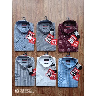(Hàng sẵn, chốt là ship) các mẫu sơ mi Pierre Cardin ngắn tay săn sale 70% từ London UK (đủ bill).