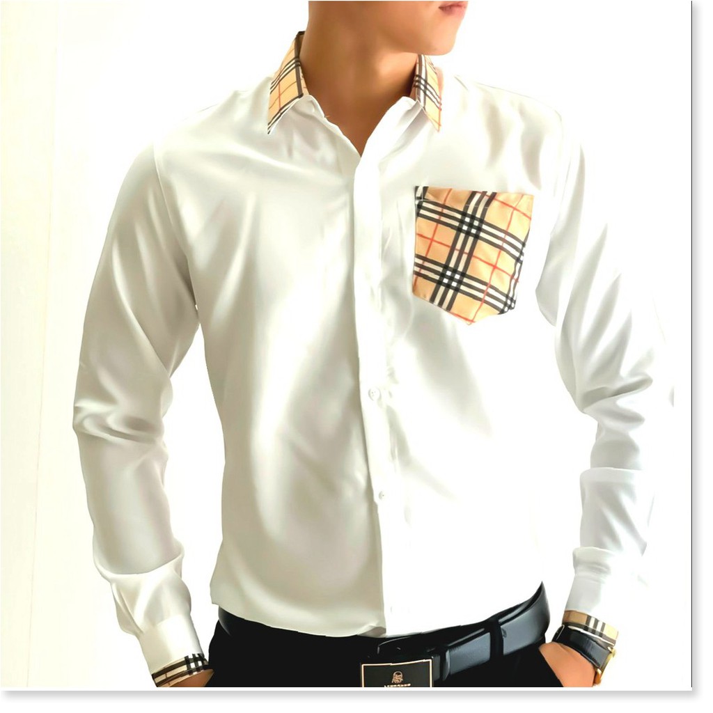 ÁO SƠMI NAM IN THÊU TAY DÀI PHONG CÁCH HÀN QUỐC,,CHẤT LỤA CAO CẤP THỜI TRANG KOKO MI