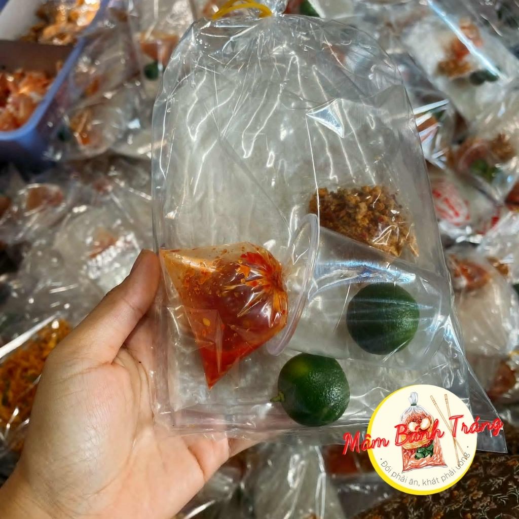 Bánh tráng phơi sương muối nhuyễn chấm ớt cay Tây Ninh - 04101702