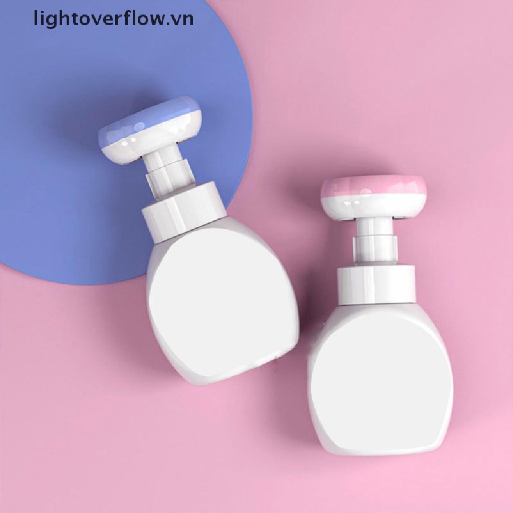 Bình Bơm Xà Phòng Rửa Tay Tạo Bọt In Hoa
