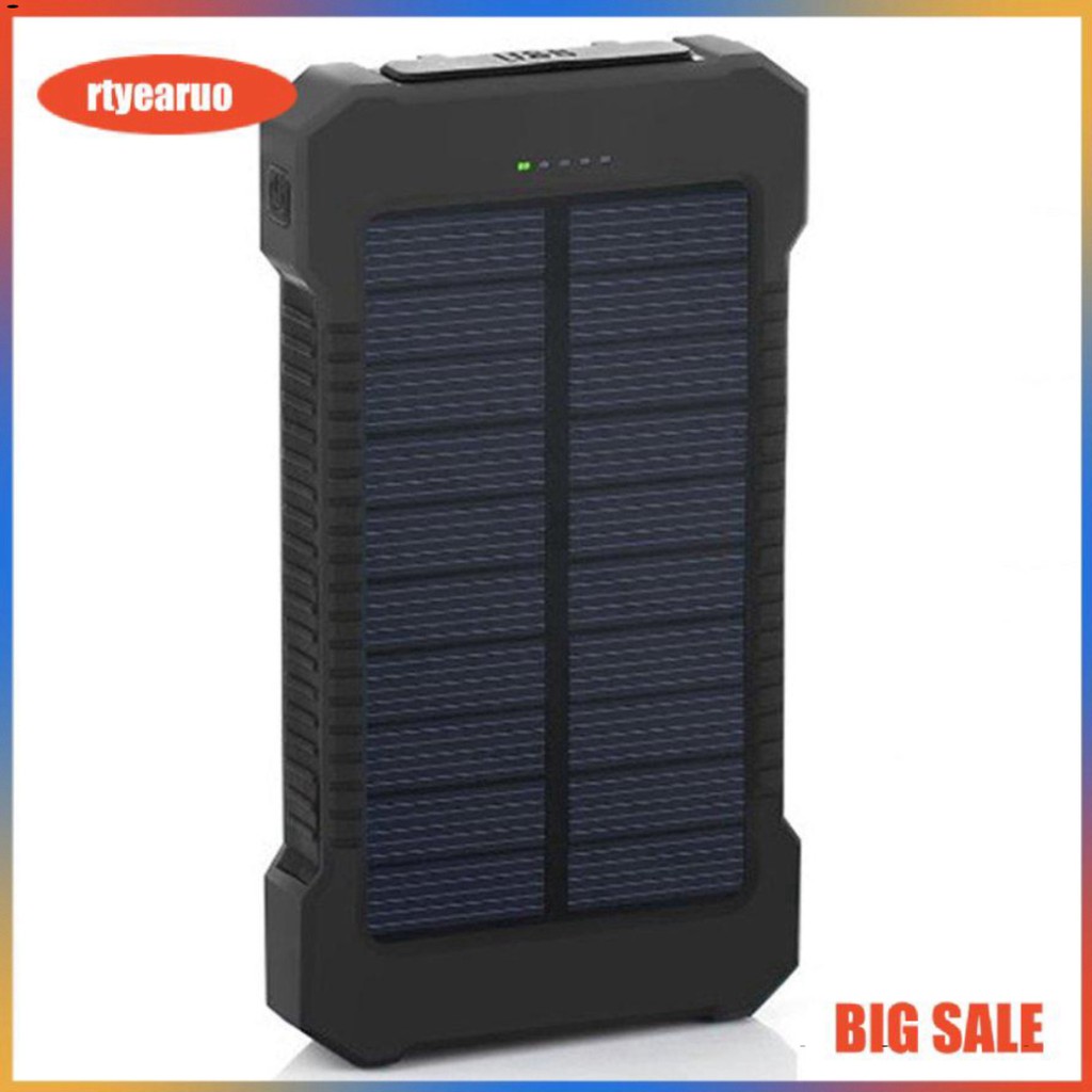 Pin sạc dự phòng năng lượng mặt trời 8000 mAh chống thấm nước cho điện thoại