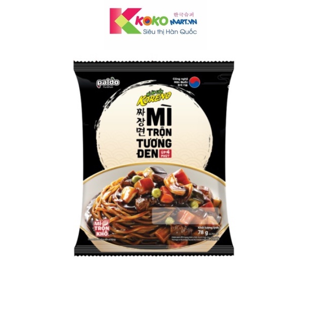 Mì trộn tương đen Koreno bịch 78g
