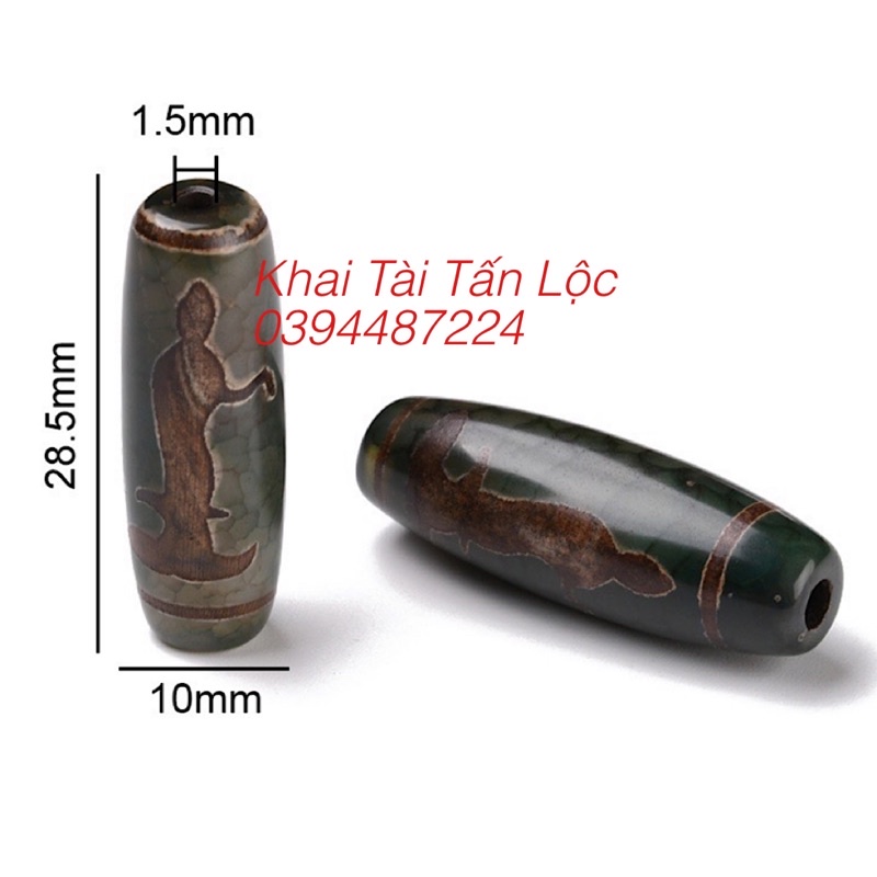 Vòng cổ , dây chuyền thiên châu Dzi Mẹ Quan Âm và Ngọc lam Tây Tạng