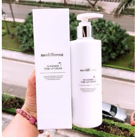 [CHÍNH HÃNG] Sữa Tắm Truyền Trắng Medifferent In Shower Tone Up Cream 300ml Hàn Quốc
