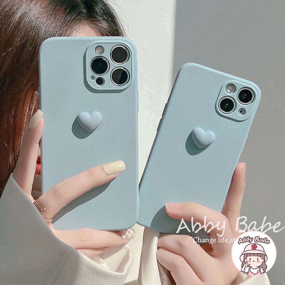 Ốp Điện Thoại Silicone Mềm Mỏng Chống Sốc Họa Tiết Trái Tim 3D Cho IP 13 12 11 Pro Max X XS XR 8 7 Plus
