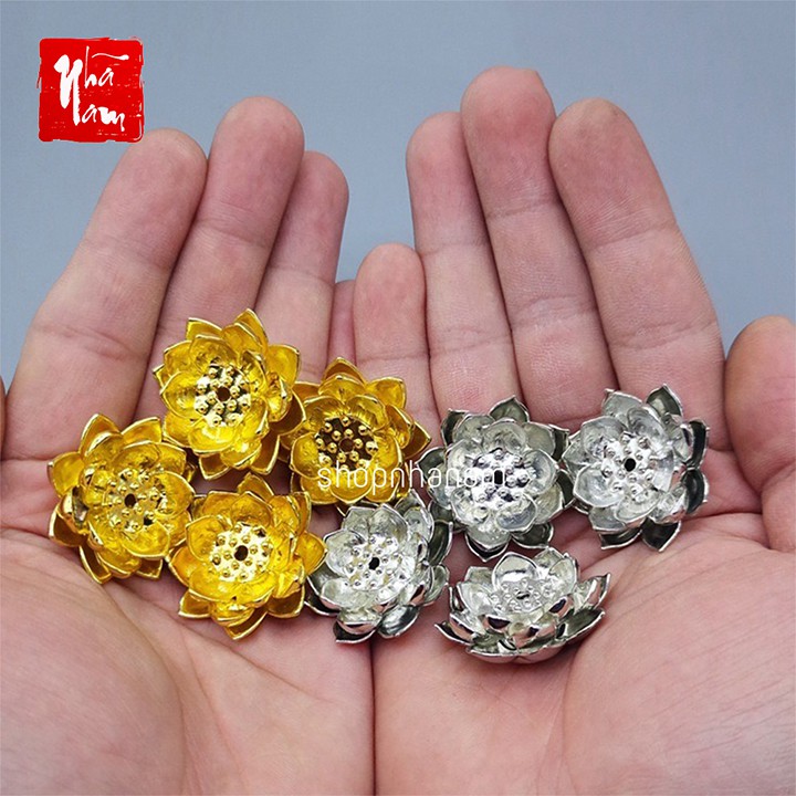 Đế cắm nhang vòng, đặt hương cây hình hoa sen thắp hương để lư trầm phụ kiện thác khói