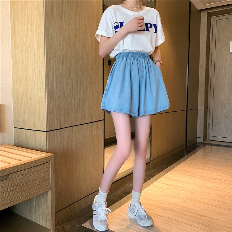 Xiaozhainv Quần ngắn thể thao dáng chữ A lưng cao thời trang cho nữ | BigBuy360 - bigbuy360.vn
