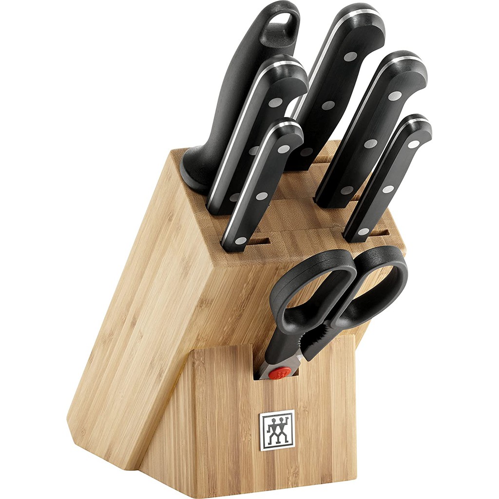 Bộ 8 dao Zwilling Twin Chef - set dao 8 món kèm giá đựng [nhập Đức chính hãng]