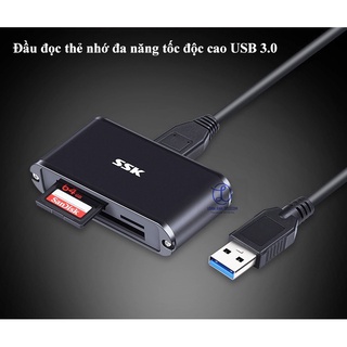 Đầu đọc thẻ nhớ đa năng tốc độ cao usb 3.0 ssk scrm630