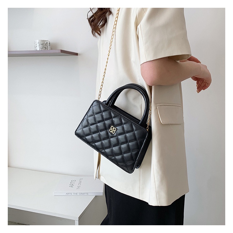 Túi Xách JASMIN NOIR Nữ Họa Tiết Caro Sang Trọng
